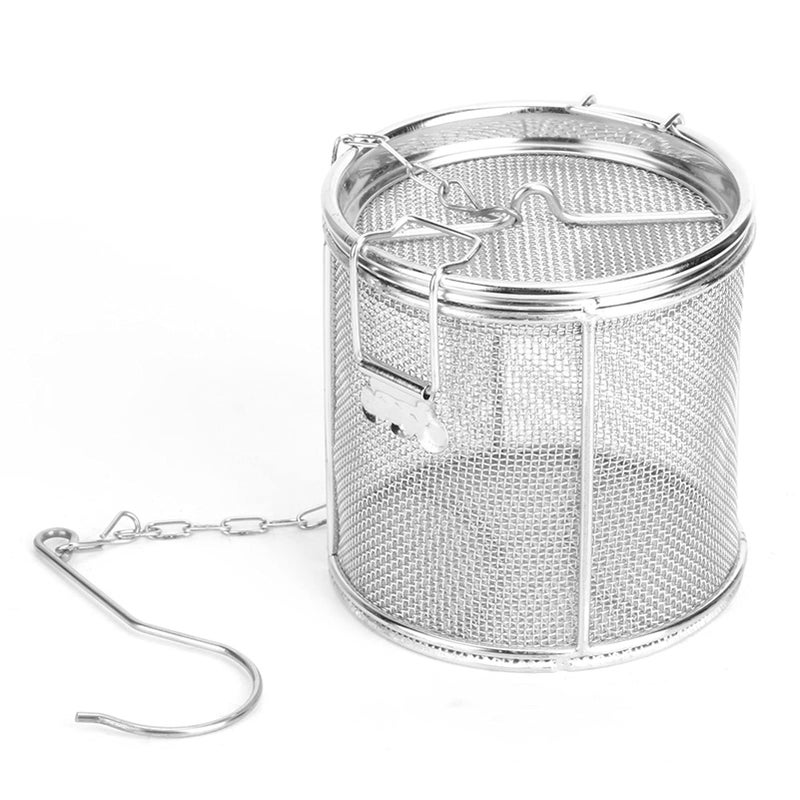 Sanpyl Spice Filter, Stainless Steel Wire Mesh Design Tea Strainer Soup Seasonings Seperation Basket Filter for Home Kitchen - Image 1